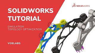 Topology Optimization Simulation Tutorial in Solidworks [upl. by Bez]