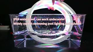 IP68 Waterproof Magical Light Effect Swimming Pool Led Neon Strip [upl. by Enylecoj]