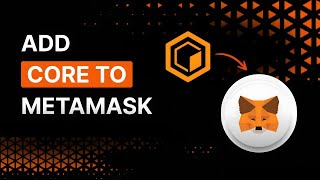 How to add CORE to Metamask Wallet StepByStep 2024 [upl. by Rush]