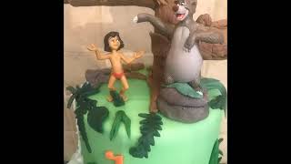 Jacksons Jungle Book 1st birthday by Lotties Cake World FB [upl. by Aloke]