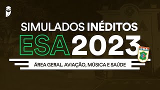 Correção Simulados ESA 2023 [upl. by Filahk]