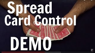 Spread Card Control  Card Tricks Revealed [upl. by Weylin]