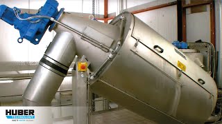 HUBER Rotary Screw Thickener SDRUM [upl. by Silvano285]