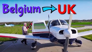 Belgium to UK with The Flying Reporter [upl. by Bow852]