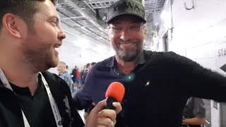 quotI GOT A HUG OFF JAMES BONDquot JURGEN KLOPP INTERVIEW [upl. by Gilbertina]