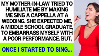 ELITE MUSIC SCHOOL GRAD MIL DEMANDS I SING AT WEDDING TO EMBARRASS ME NOT KNOWING I CAN SING [upl. by Lenej]