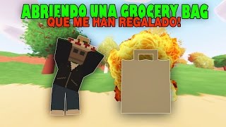 ABRIENDO UNA GROCERY BAG QUE ME HAN REGALADO [upl. by Itra]