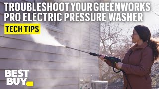 Troubleshooting Tips for the Greenworks Pro Electric Pressure Washer [upl. by Oihsoy]