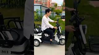 part 112 Three Wheeled Electric Tricycle Small Bike tricyclefatgirlthreewheeled2024shorts112 [upl. by Grogan849]