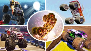 Can You Complete a Double Backflip in EVERY Monster Jam Game [upl. by Siderf]