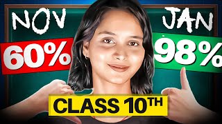 Class 10  Biggest Comeback Ever in 3 Months  November TO January  ऐसे पढो 98 Score करोगे [upl. by Delfeena]