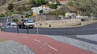 Madeira  Ribeira Brava  bus 7  Passeggiata dentro la cittadina Portogallo [upl. by Alverson]