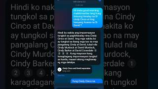 HIWALAYANG CINDYampDAVID MAY 3RDPARTY NGA BA couple breakup trending shortsfeed shorts VIRAL [upl. by Bonn]