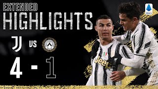 Juventus 41 Udinese  Clinical Finishing from CR7 Dybala amp Chiesa  EXTENDED Highlights [upl. by Verner73]