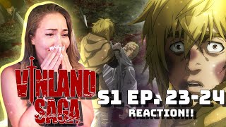 THE FINALE 😭 VINLAND SAGA S1 Episodes 23 amp 24 REACTION [upl. by Nomad280]