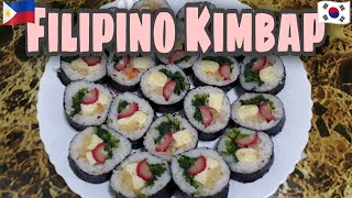 EASY FILIPINO KIMBAP AND AFFORDABLE [upl. by Notrom864]