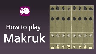 Makruk Thai Chess  How to play [upl. by Arata]