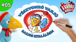 A város hősei  05 Rajzos kitalálósdi Vészvonzó Varjúval  Rajzfilmek Gyerekeknek  Animációs [upl. by Amanda753]