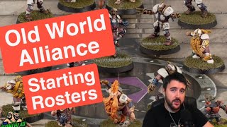 Old World Alliance Starting Rosters  Blood Bowl 2020 Bonehead Podcast [upl. by Ebony965]