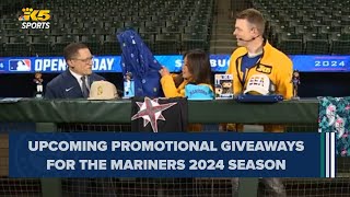 Upcoming promotional giveaways for the Mariners 2024 season [upl. by Ambrogio143]