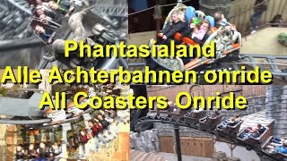 Phantasialand  Alle Achterbahnen onride  All Coasters Onride  Taron  Black Mamba Winjas [upl. by Fenn408]