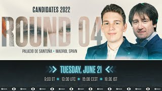 FIDE Candidates 2022  Round 4  Live Commentary with Judit Polgar Jan Gustafsson amp David Howell [upl. by Iahs]