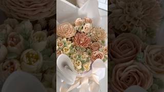 Cupcake bouquet What do you think cake cakedecorating cupcakes [upl. by Ahsahtan]