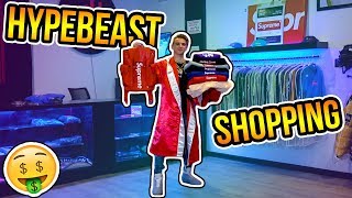 Buying the Rarest Supreme Clothes in the World Hypebeast Shopping [upl. by Afirahs557]