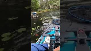 Swim jig had this girl HUNGRY fishing bassfishing kayakfishing fish [upl. by Queena642]