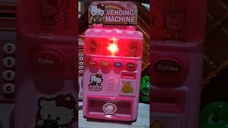 COOL PINK HELLO KITTY VENDING MACHINE 🍺 [upl. by Einohtna]