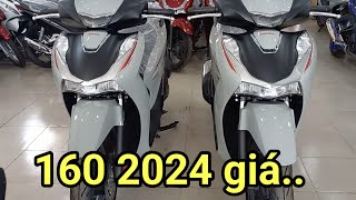 Honda Sh 160i Xám Xi Măng 2024Giá Bán Mới Nhất  Vo Thanh Hien Tv [upl. by Glinys]