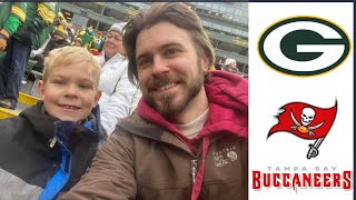 Packers vs Buccaneers Game  Gameday Vlog [upl. by Ahsienak]