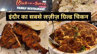 Indore Non Veg Street Food  Indore Famous Food  Chick n Serve Indore Rajendra Nagar [upl. by Ettore659]