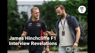 James Hinchcliffes Hilarious Take on F1 TV Life [upl. by Tav]