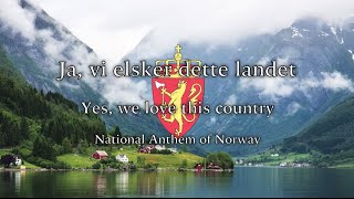 National Anthem Norway  Ja vi elsker NEW VERSION [upl. by Niffirg244]