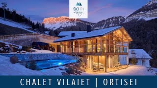 Chalet Vilaiet  Luxury Ski Chalet in Ortisei  Ski In Luxury [upl. by Sullecram]