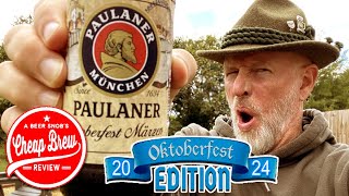 Paulaner Oktoberfest Marzen 2024 Hurricane Helene Beer Review by A Beer Snobs Cheap Brew Review [upl. by Jonette]