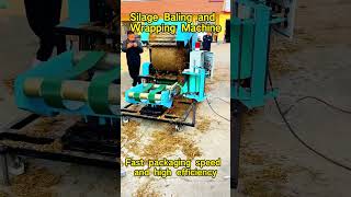 agriculturalmachines farming Cattle Straw Crushing and Baling Machine [upl. by Freddie]