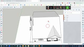 SketchUp Practice Cabin Project 7  Make a Chimney [upl. by Barthelemy]