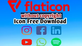 How To Use Flaticon  100 Free icons  Flaticon Tutorial [upl. by Aylmar]