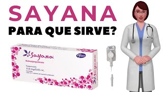 SAYANA que es y para que sirve sayana como usar sayana press [upl. by Aramot]