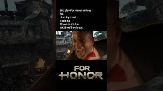 Welcome to For Honor shorts [upl. by Tshombe]