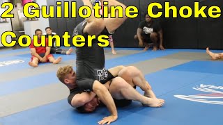 BJJ Guillotine Choke Escape and Defense from Full Guard amp with Takedowns [upl. by Ahcirt497]