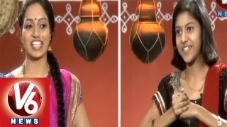 Folk Singer Madhu Priya Exclusive Interview With Teenmaar Racha Ramulamma  V6 News [upl. by Raffin]