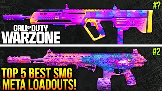 WARZONE New TOP 5 BEST SMG META LOADOUTS After Update WARZONE 3 Best Weapons [upl. by Johnson]