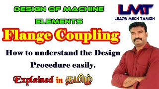 Design of Flange couplingunderstanding the design procedureDesign of Machine elementsin Tamil [upl. by Suhail845]