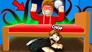 ROBLOX CHOP ESCAPES DANGEROUS FROSTY IN HIDE AND SEEK CHALLENGE [upl. by Lucrece]