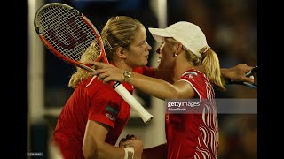 Kim Clijsters v Justine Henin  Sydney 2003 SF Highlights [upl. by Quintin91]