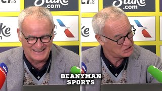 Claudio Ranieri  Give Me Cristiano Please Ill Let Him Play All The Minutes  Watford v Man Utd [upl. by Guttery]