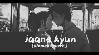 Jaane Kyun  Tanveer Evan  Slowed  Reverb  Mir Fazly Rabby [upl. by Sadinoel]